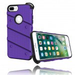 Wholesale iPhone 7 Plus Shockproof Hybrid Case (Purple)